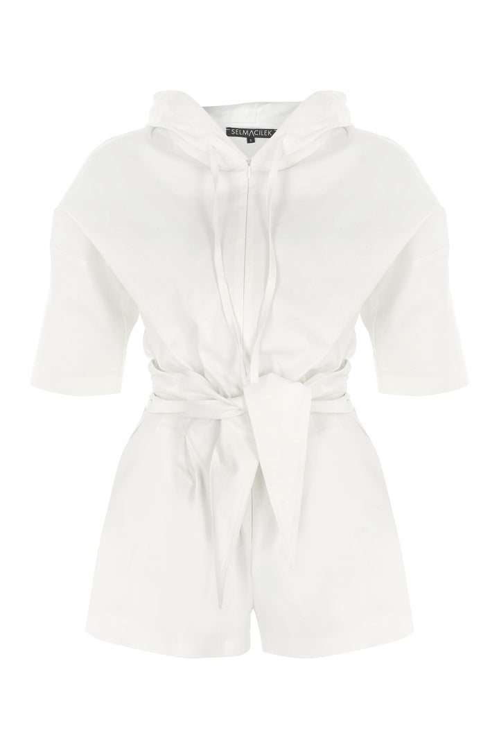 Ekru Neva Şort Tulum