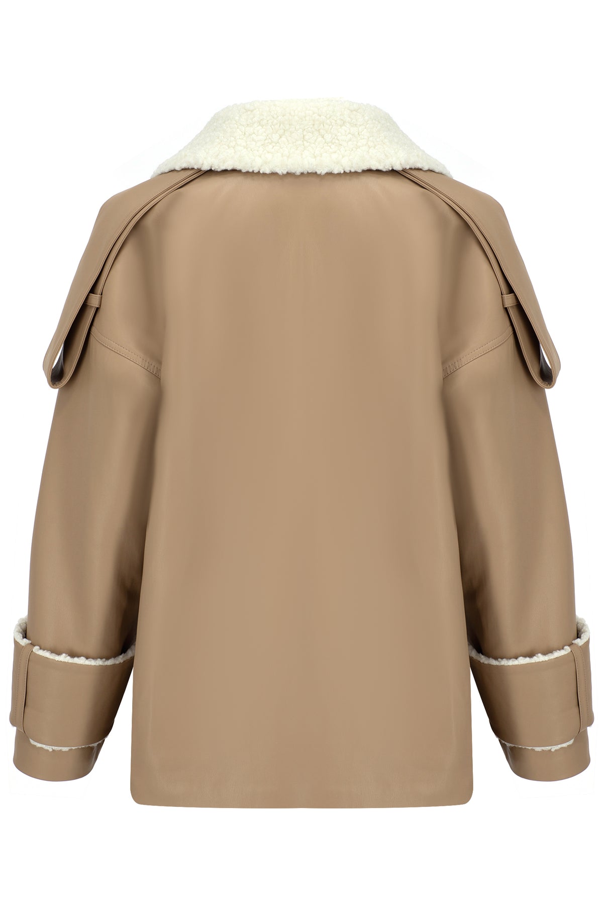 Teddy Bej Oversize Ceket