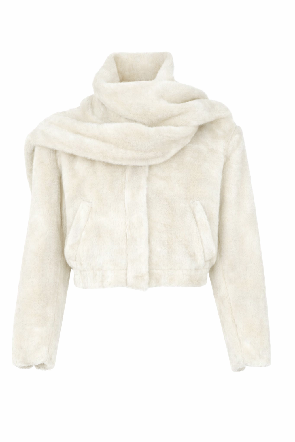 Paris Ekru Kürk Ceket