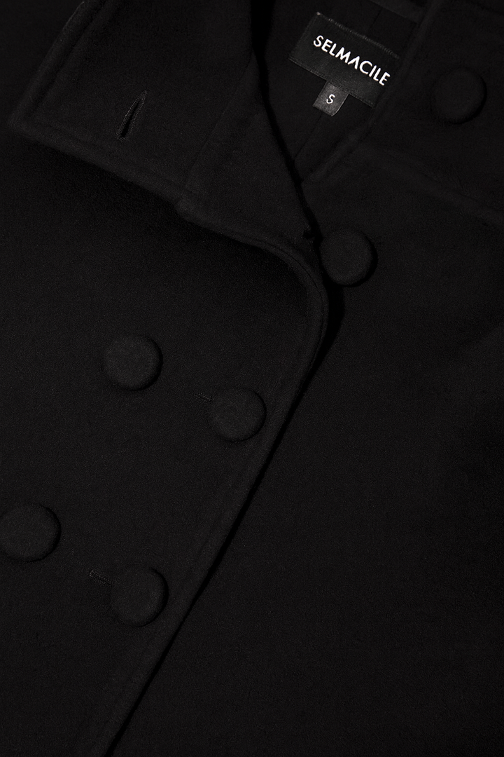 Mirel Kaşe Siyah Ceket