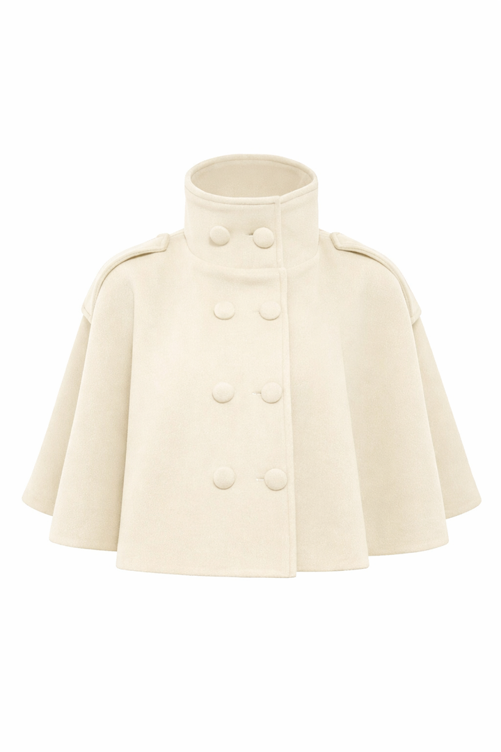 Mirel Ekru Kaşe Ceket