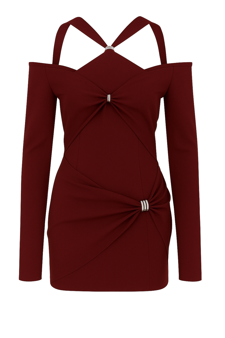 Eris Bordo Elbise