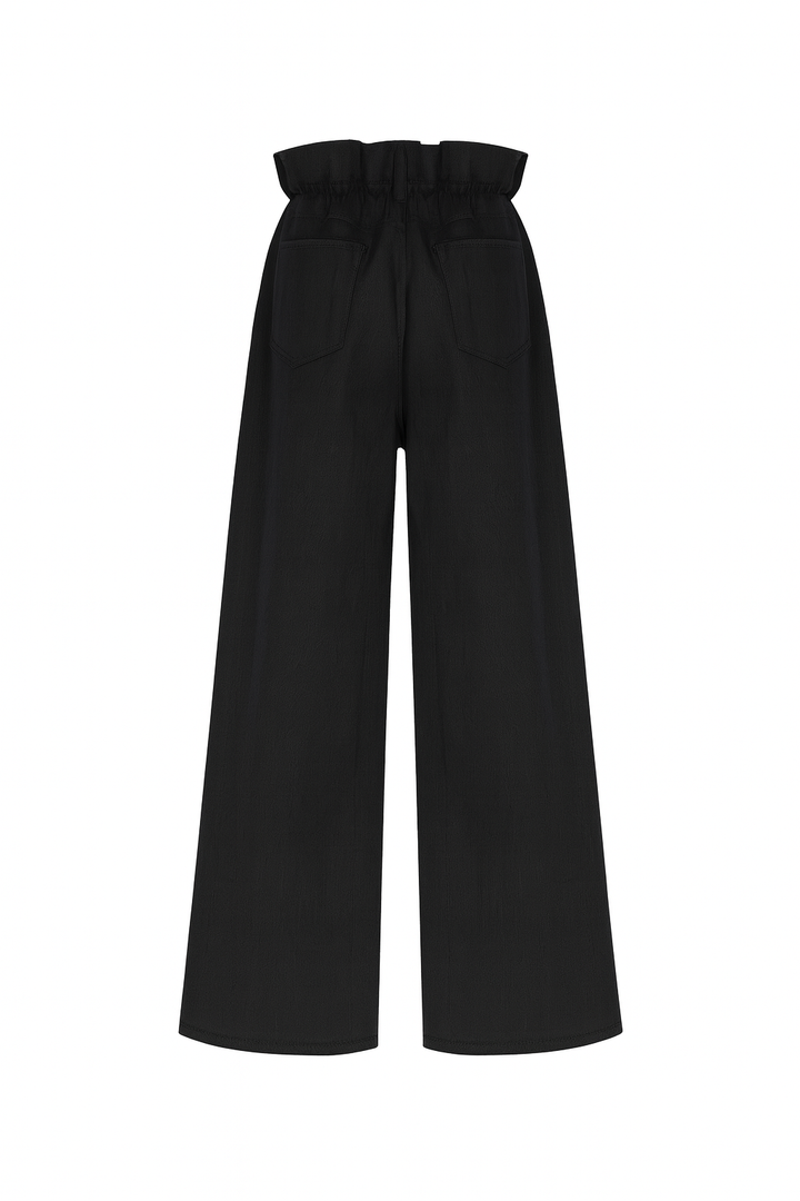 Aria Siyah Gabardin Pantolon