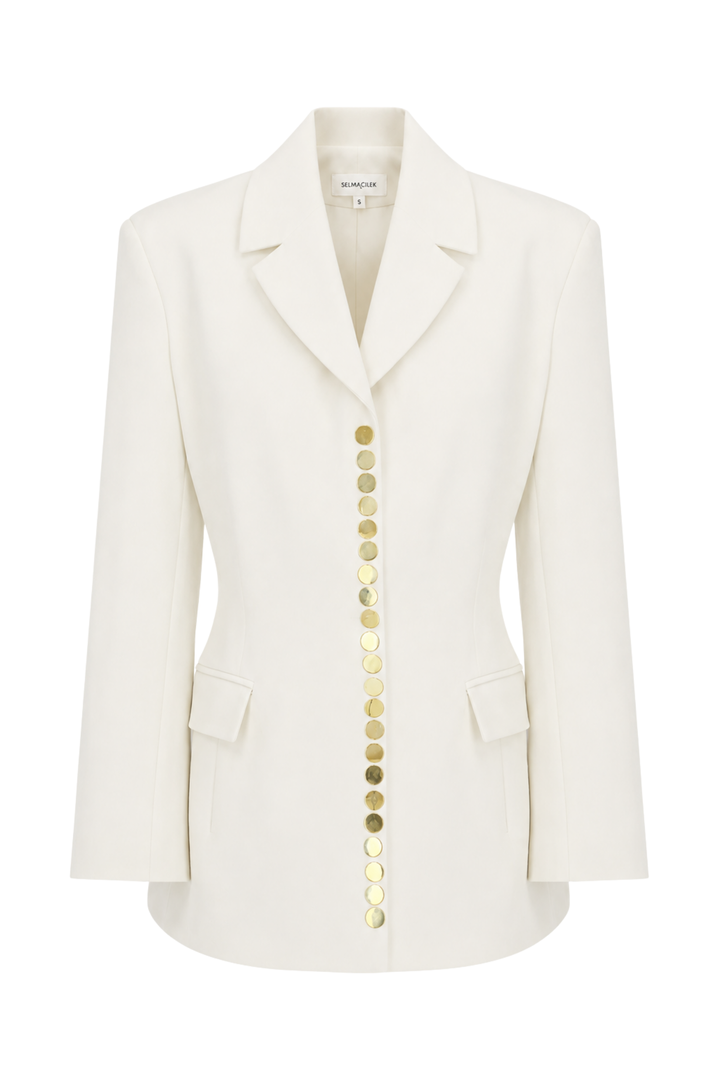 Lexi Ekru Blazer