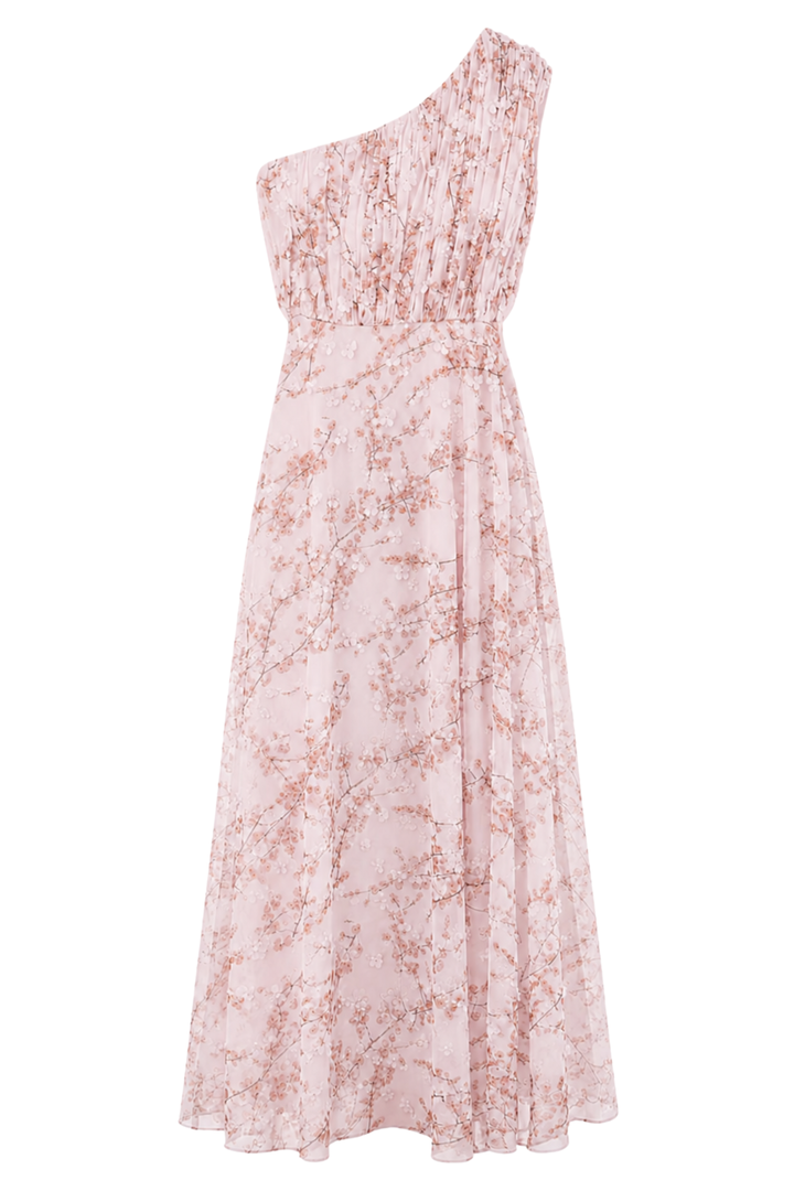 Sakura Pembe Elbise