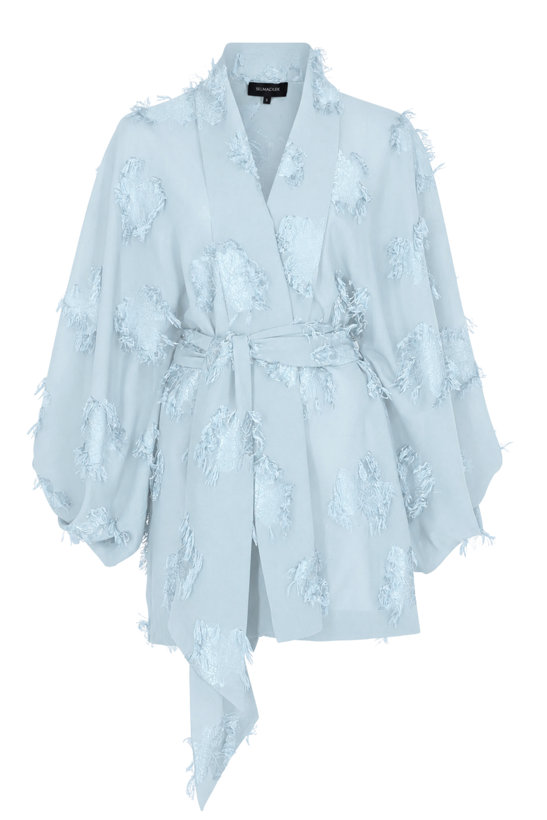 Amalfi Bebe Mavisi Mini Kaftan Elbise