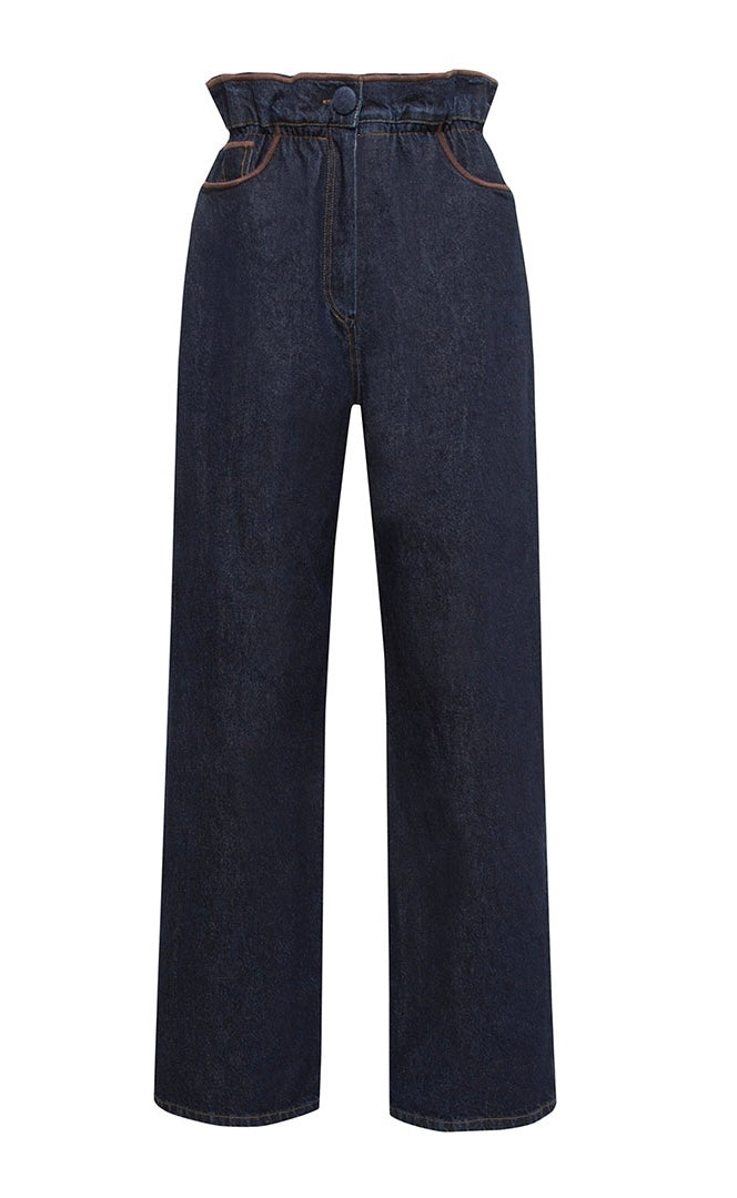Aria Navy Pantolon