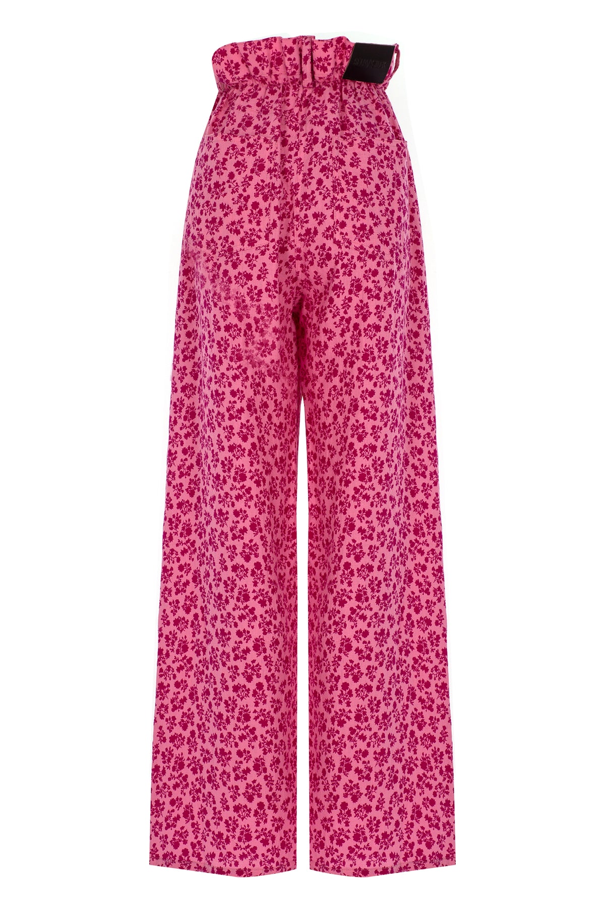 Aria Pembe Desenli Pantolon