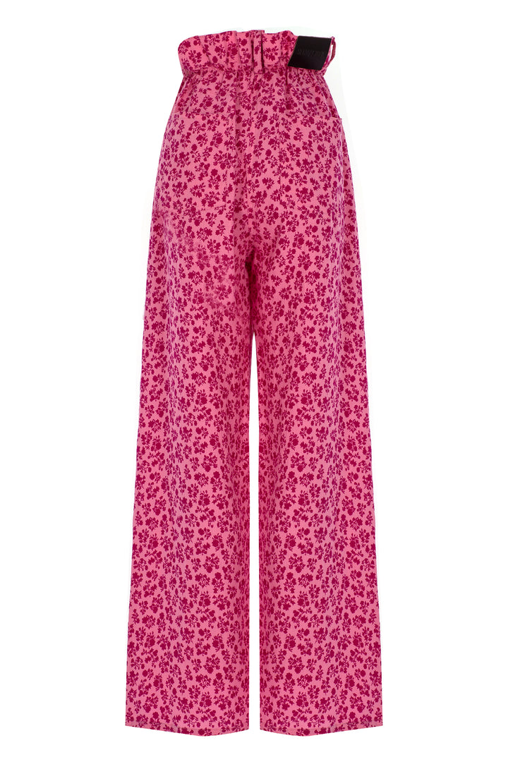 Pembe Desenli Aria Pantolon