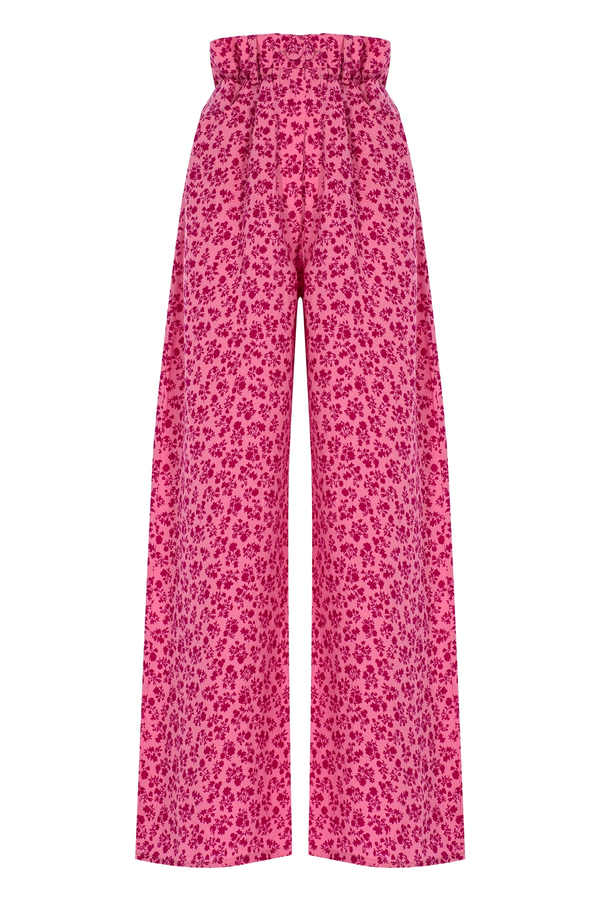 Aria Pembe Desenli Pantolon