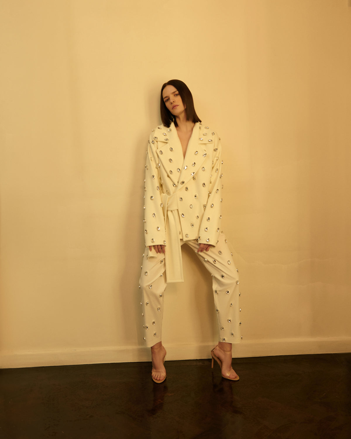 Ivy Ekru Pantolon