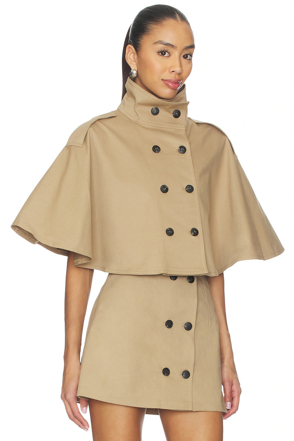 Mirel Ekru Kanvas Ceket