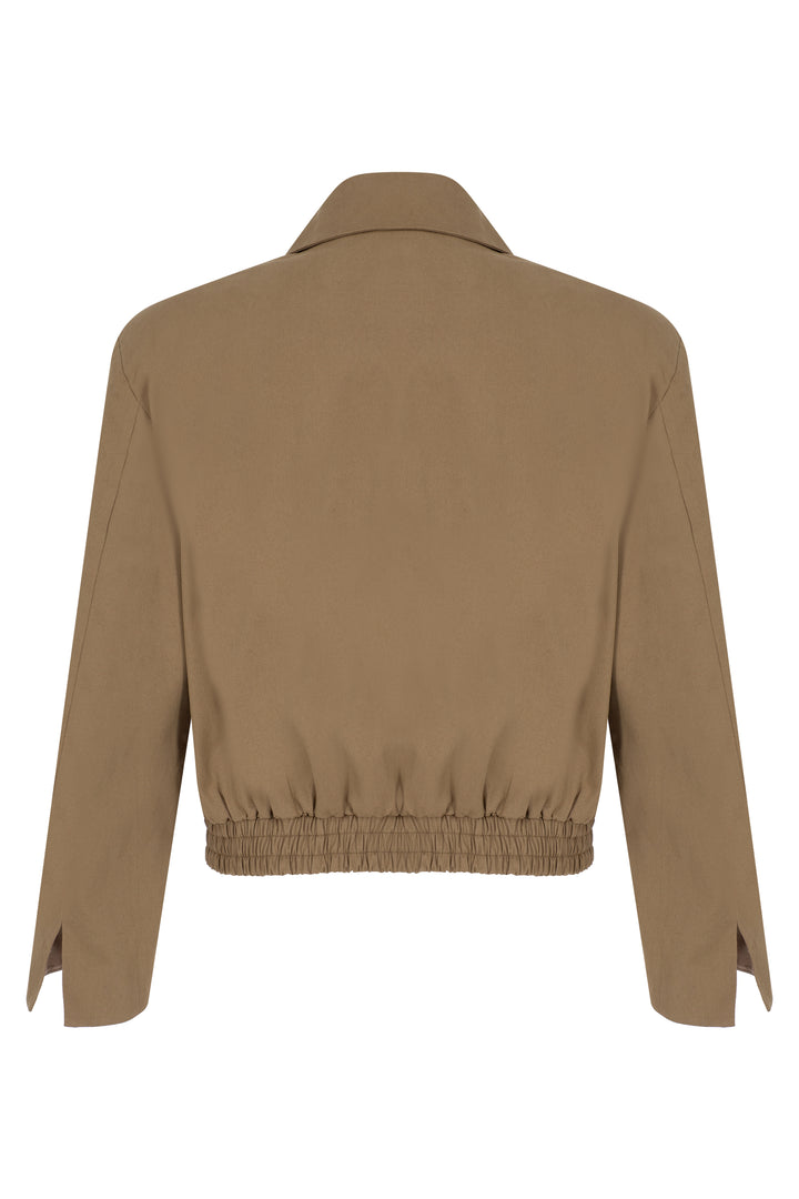 CAMEL KANVAS BOMBER CEKET