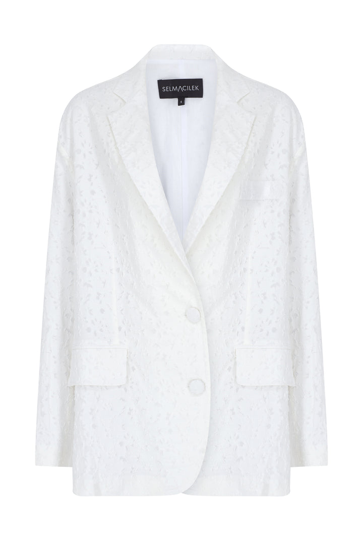 Beyaz Veni Blazer