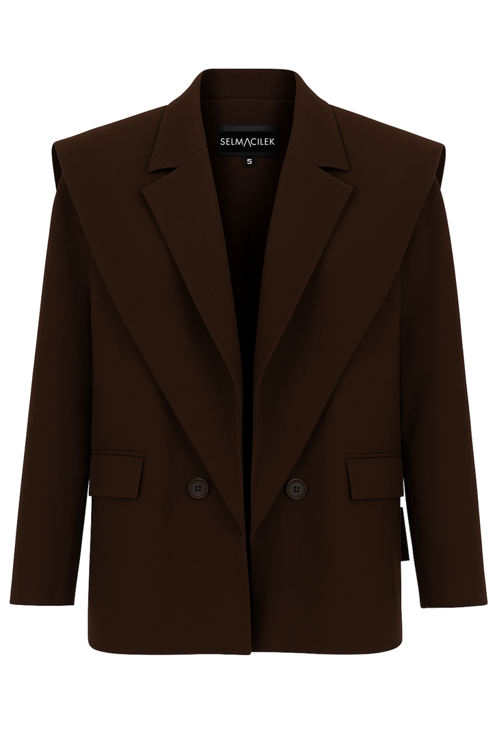 Omu Kahverengi Blazer