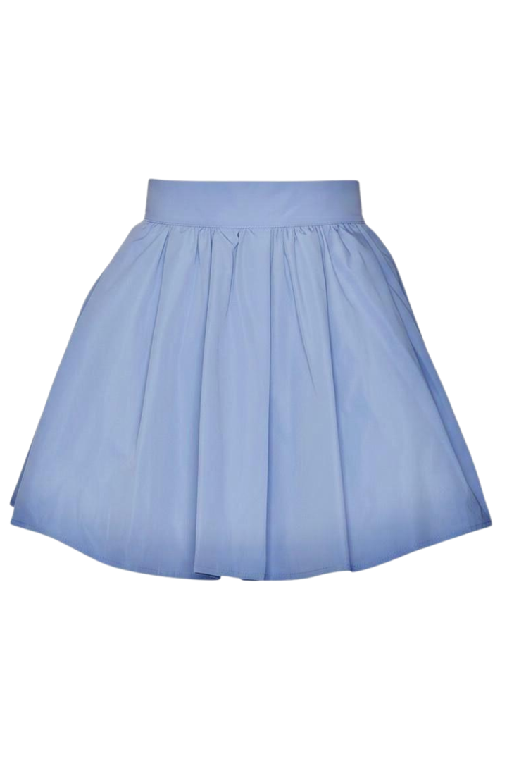 Polka Mavi Mini Etek