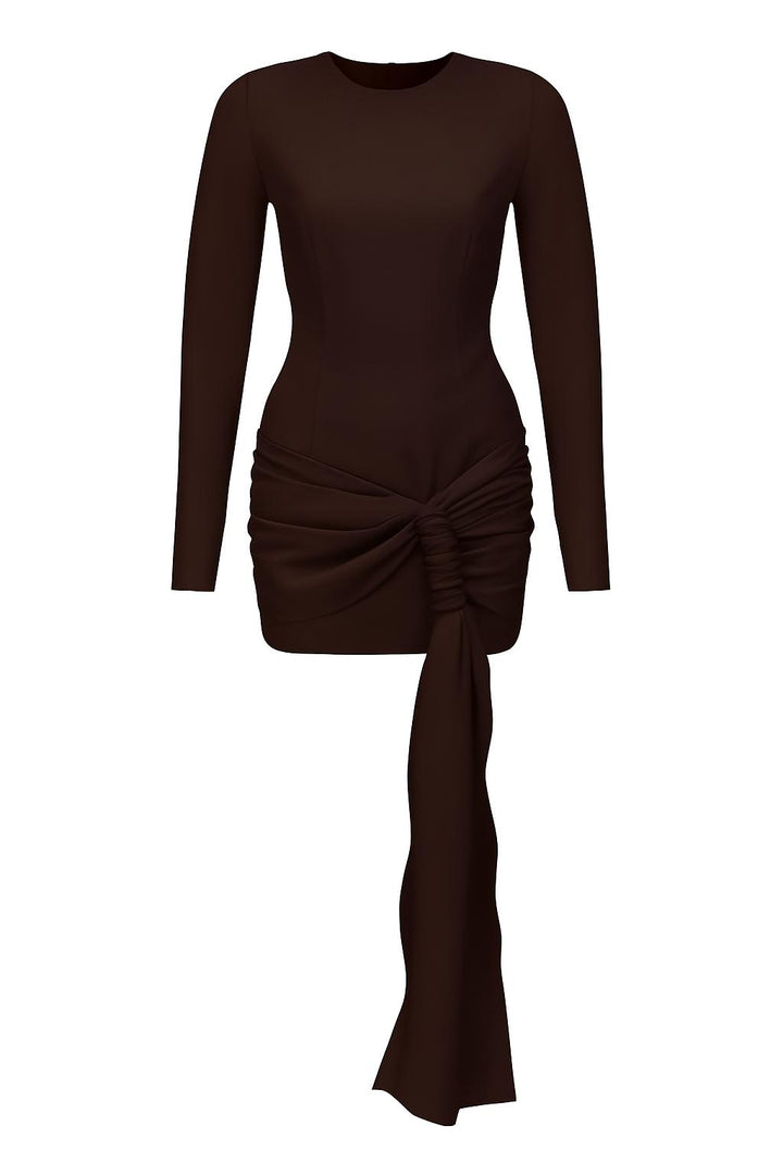 Dani Kahverengi Elbise