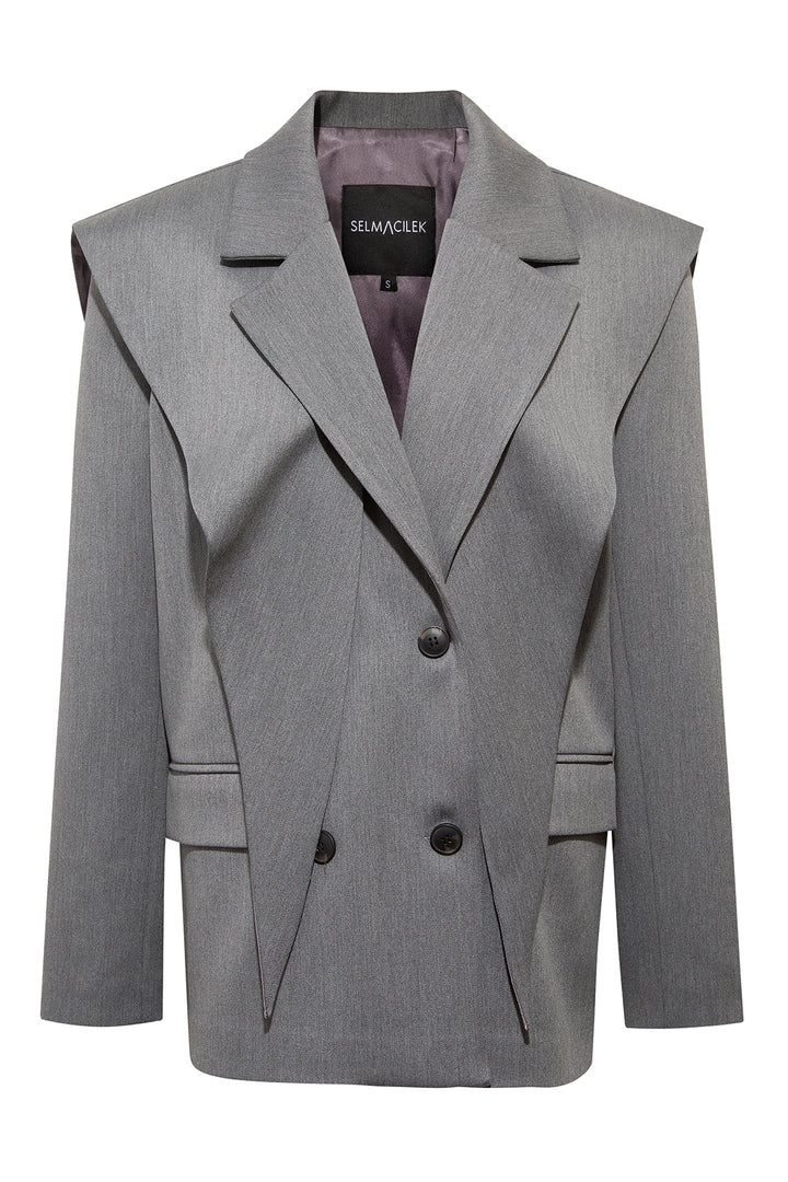 Omu Gri Blazer