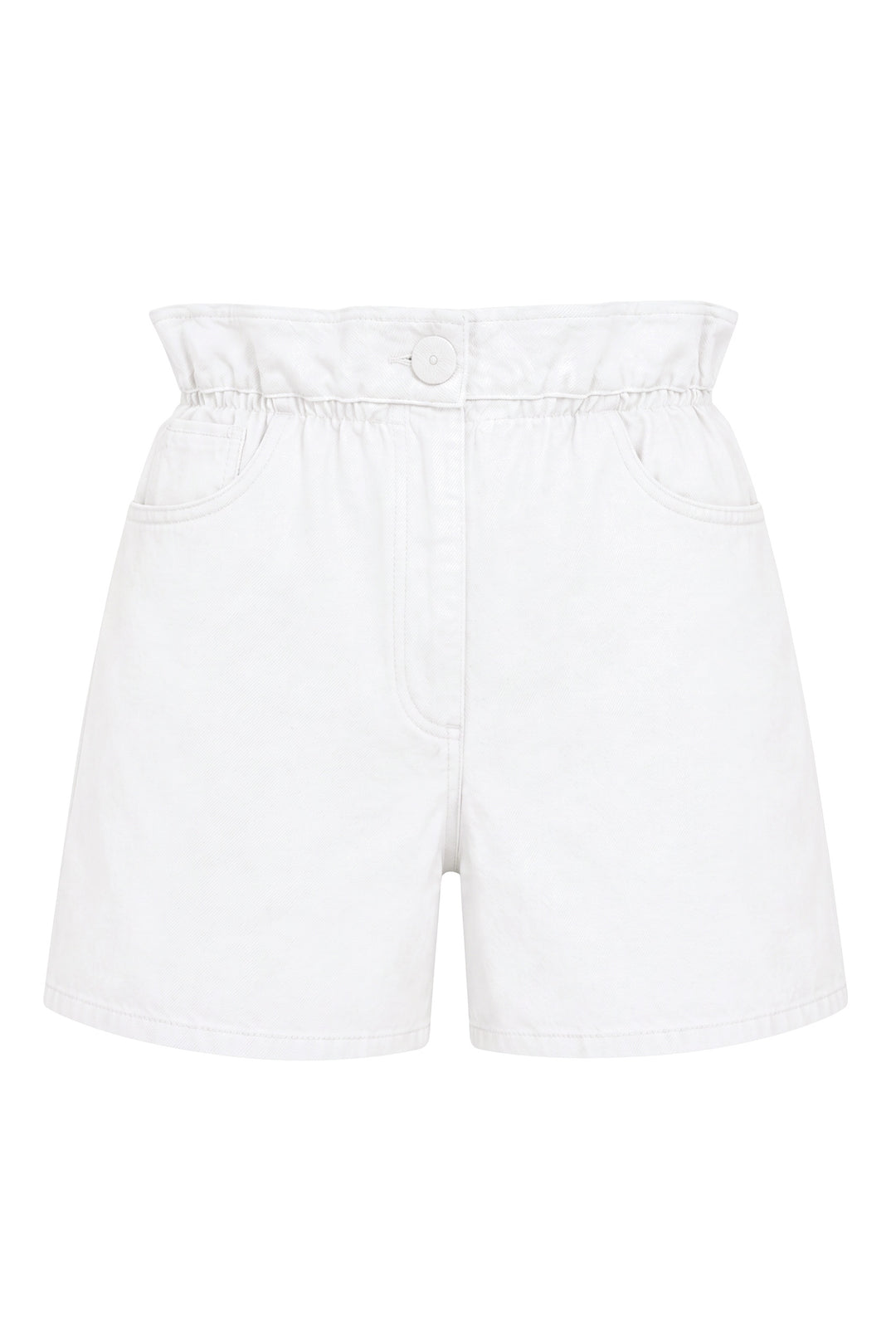 Aria Denim Şort – Beyaz