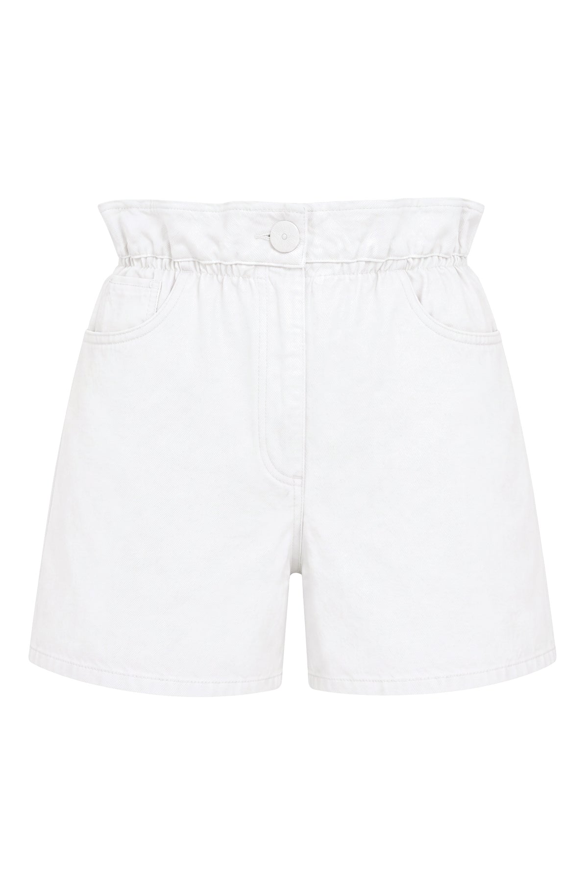Aria Denim Şort – Beyaz