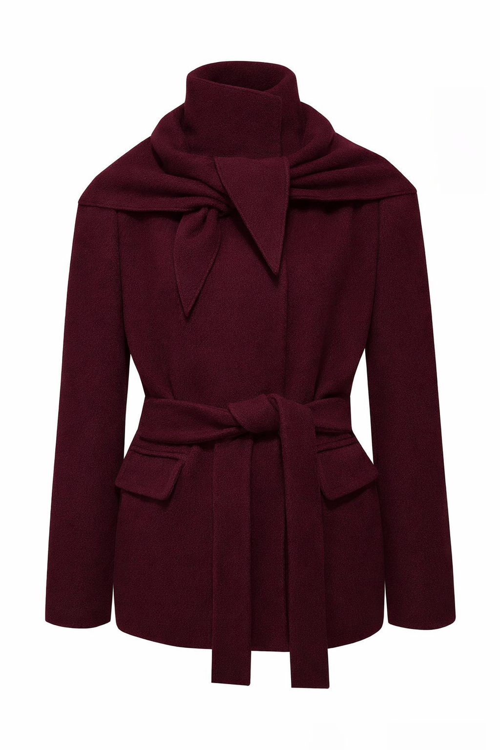 Coco Kaşe Kaban – Bordo