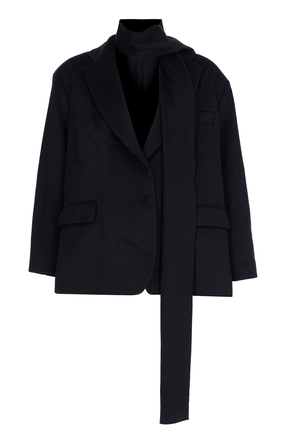 Mayfair Kaşe Blazer – Siyah