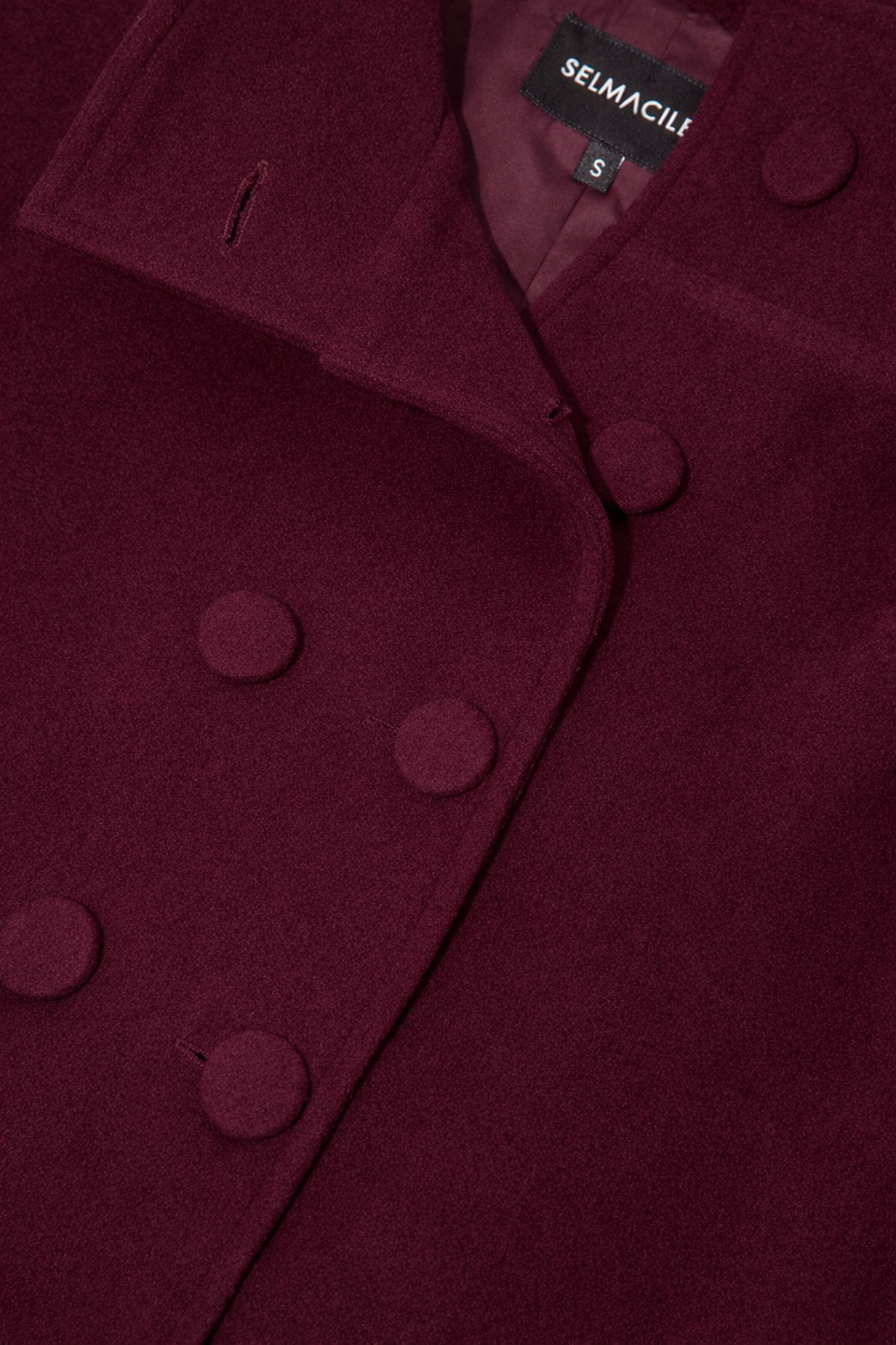 Mirel Kaşe Ceket – Bordo