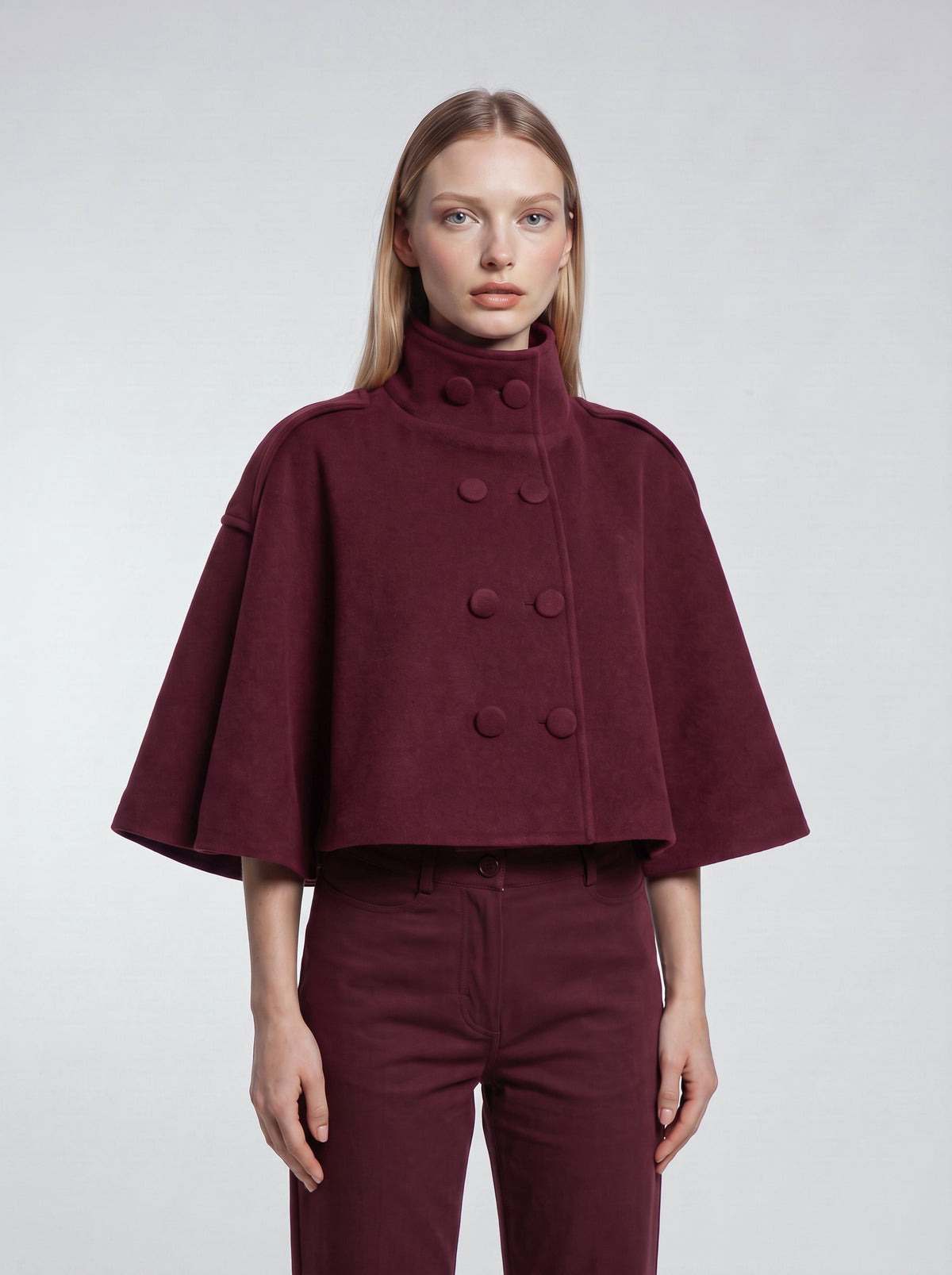 Mirel Kaşe Ceket – Bordo
