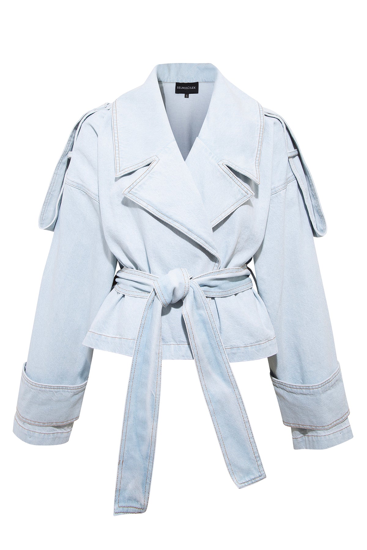 Nayla Denim Ceket – Mavi