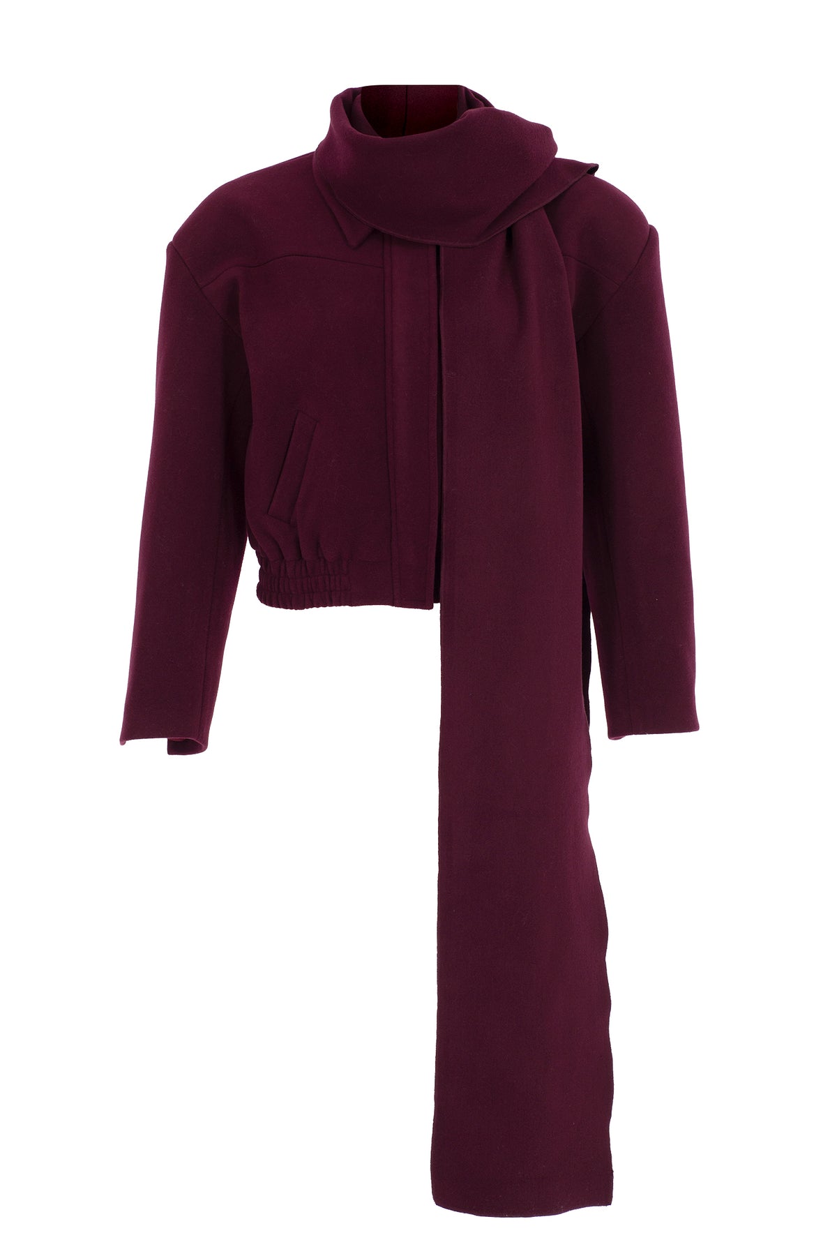 Paris Kaşe Ceket – Bordo