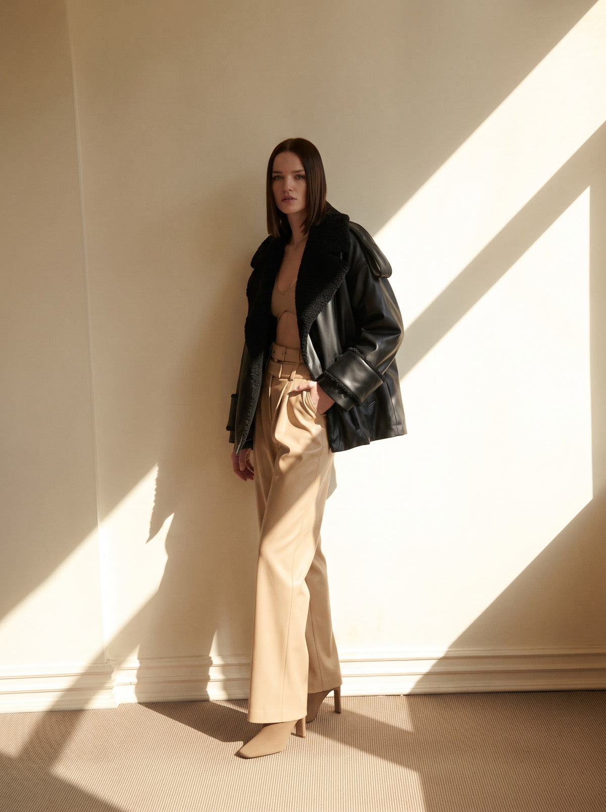 Teddy Oversize Kaban – Siyah