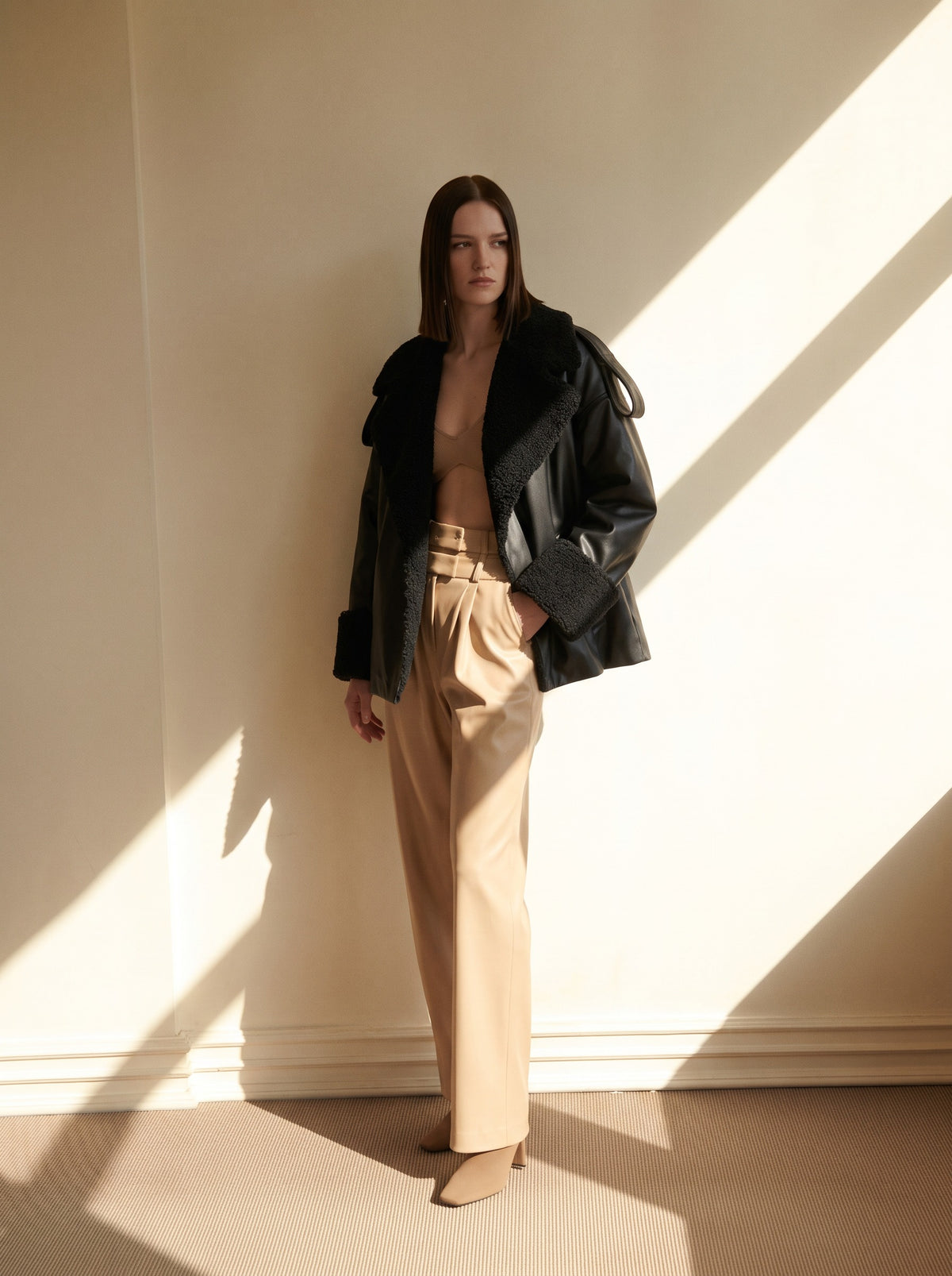 Teddy Oversize Kaban – Siyah