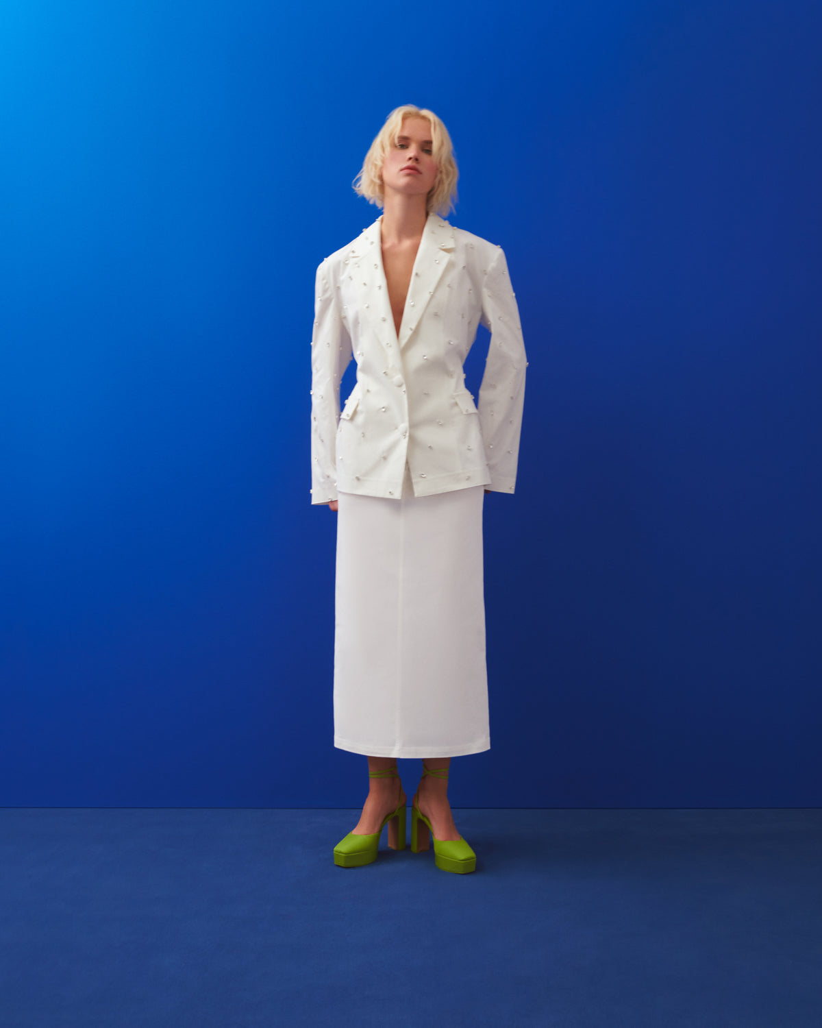Dua Ekru Blazer