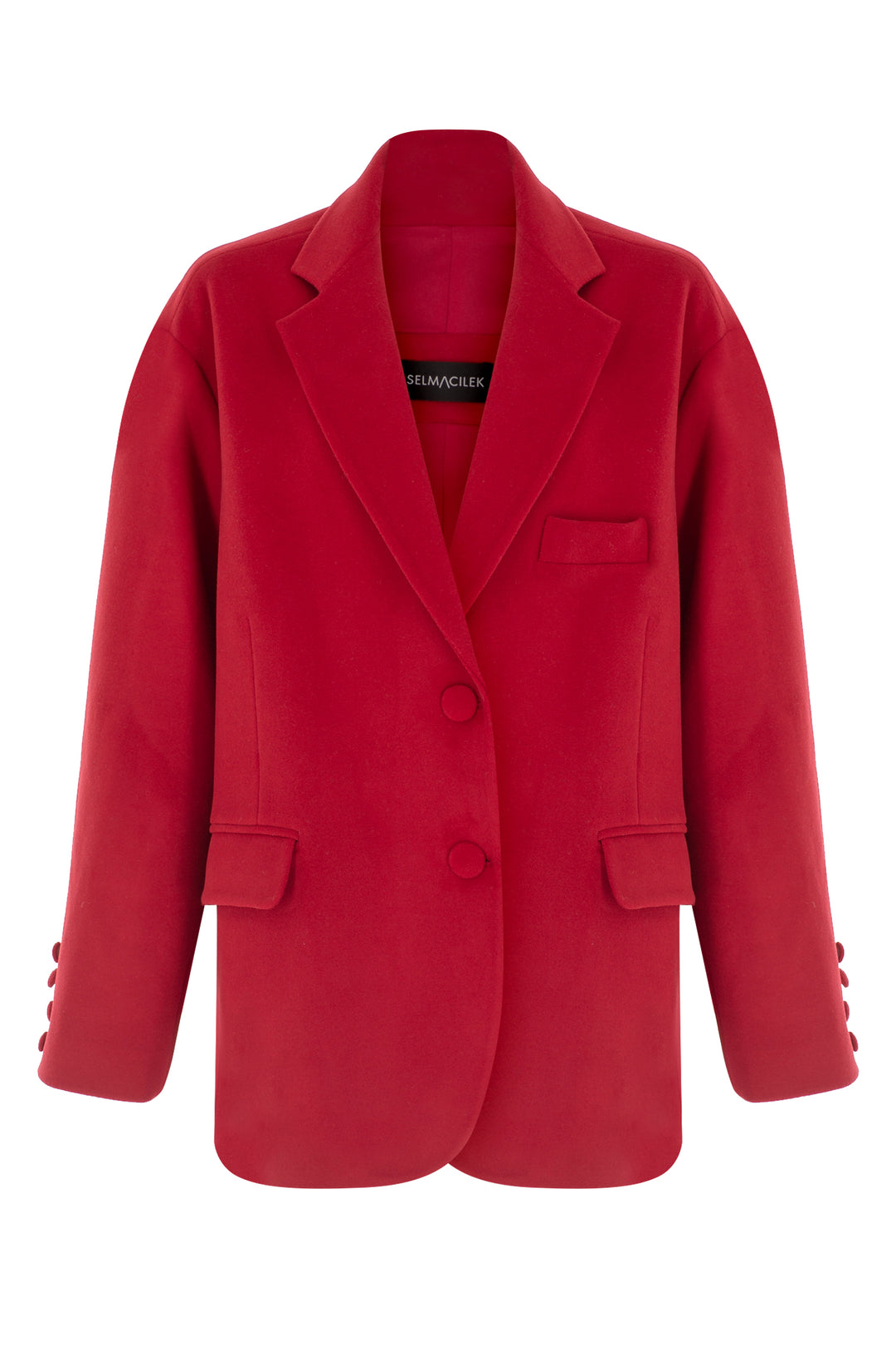 Kırmızı Kaşe Ceket